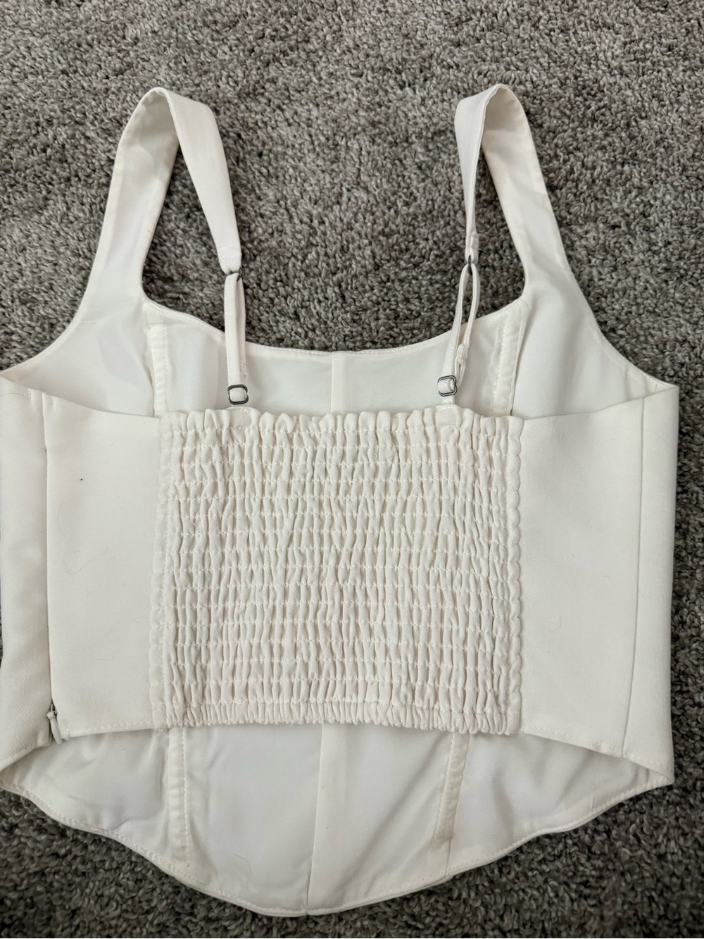 Abercrombie Cream Corset Tank - Picture 3 of 3